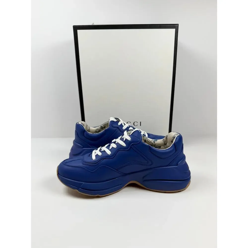 Size 8US - Gucci Rhyton NY Yankee Blue NEW